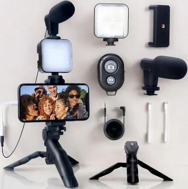 Multifunctional Professional 5 in 1 Vlogging Kit